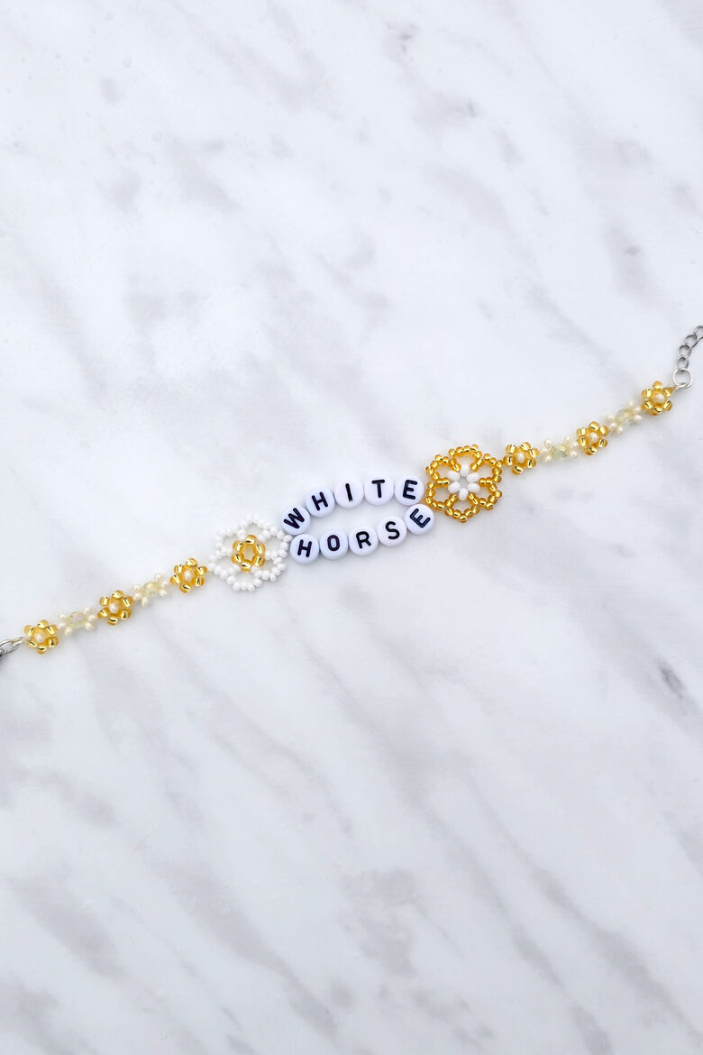 White Horse Bracelet