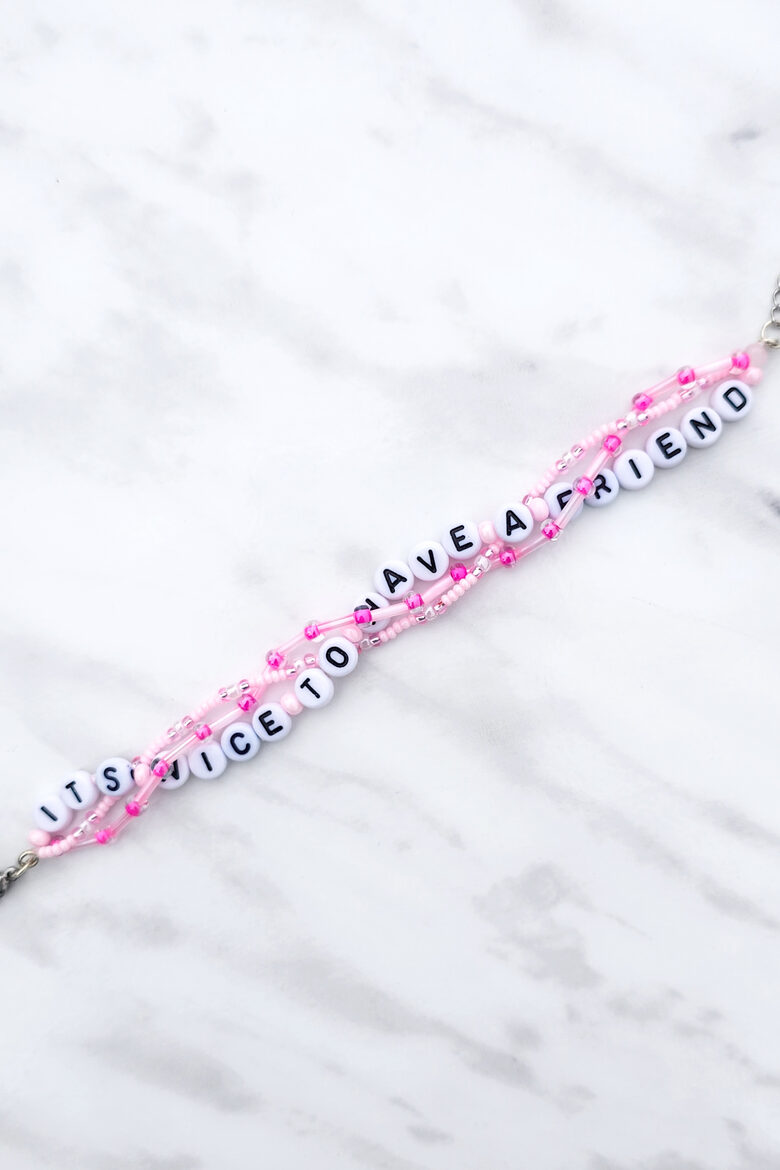 It's Nice To Have A Friend Bracelet