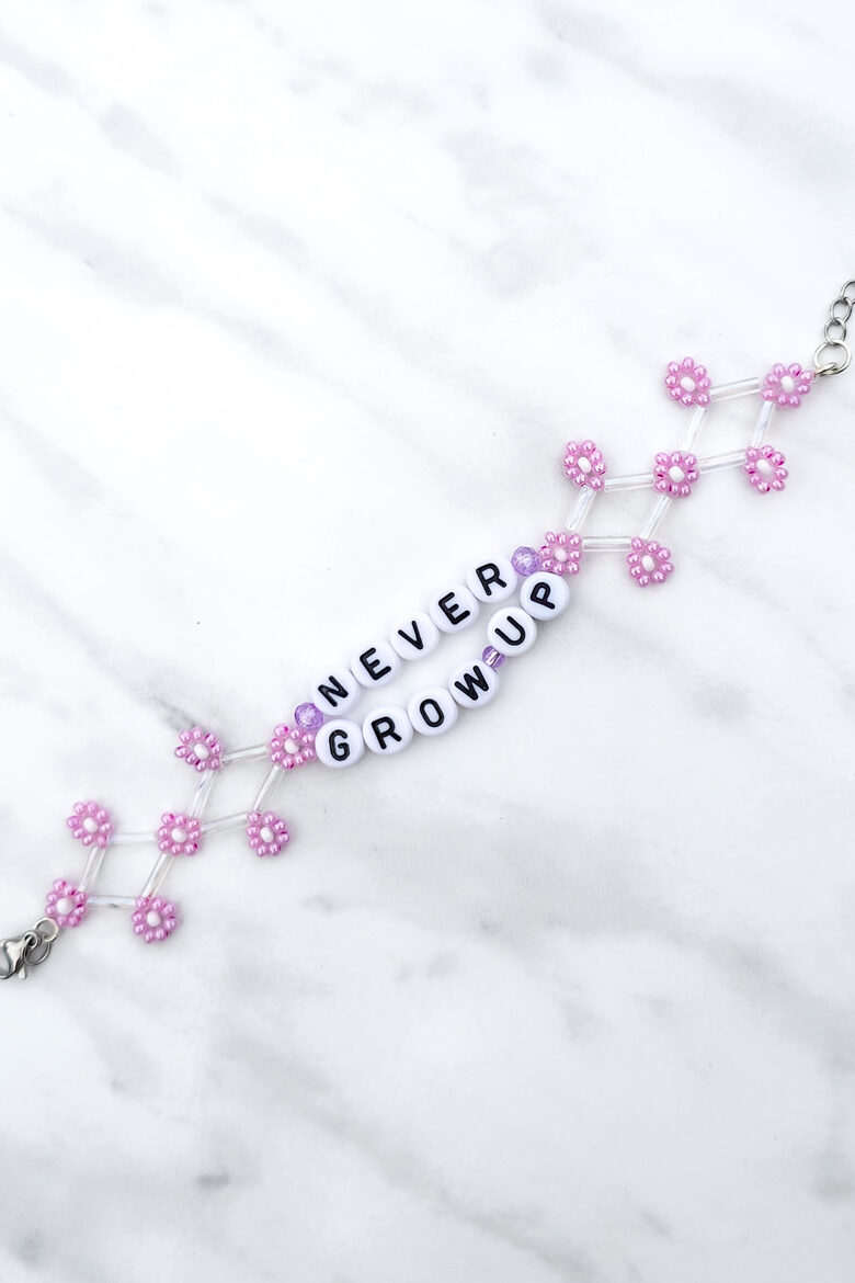 Never Grow Up Bracelet