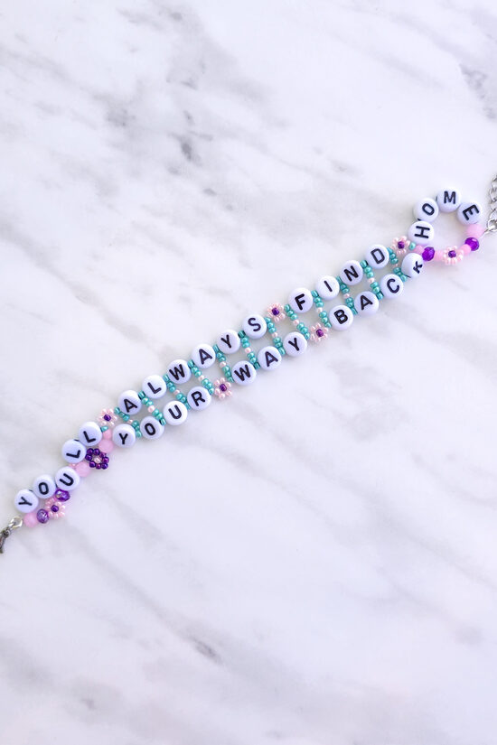 You'll Always Find Your Way Back Home Bracelet