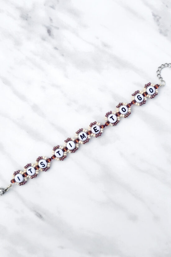 it's time to go Bracelet