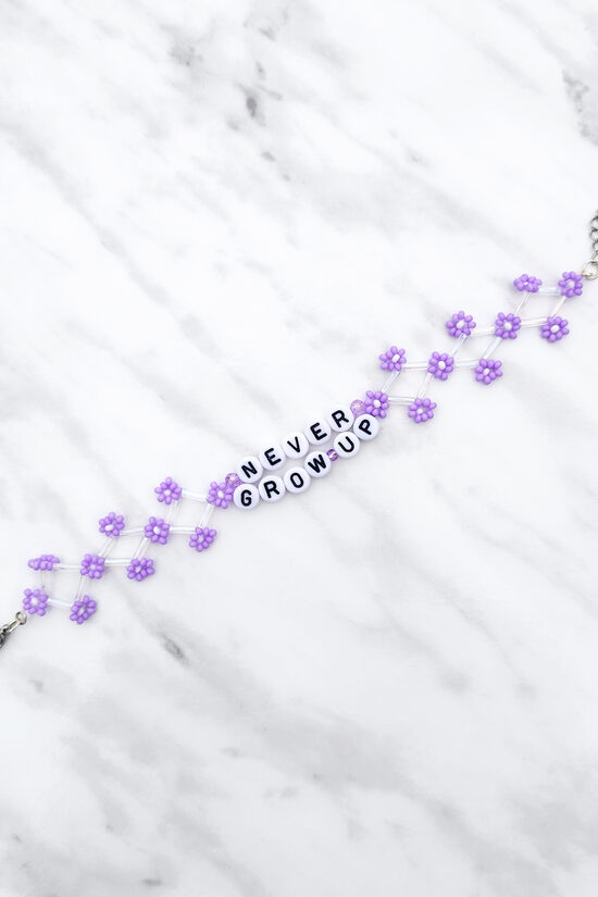 Never Grow Up Bracelet
