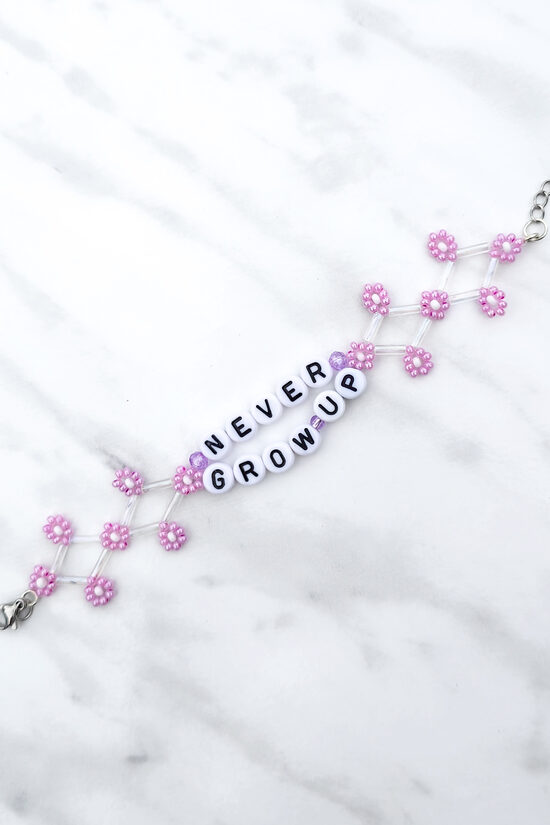 Never Grow Up Bracelet