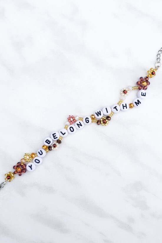 You Belong With Me Bracelet
