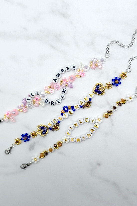 Custom bracelet set for Lea