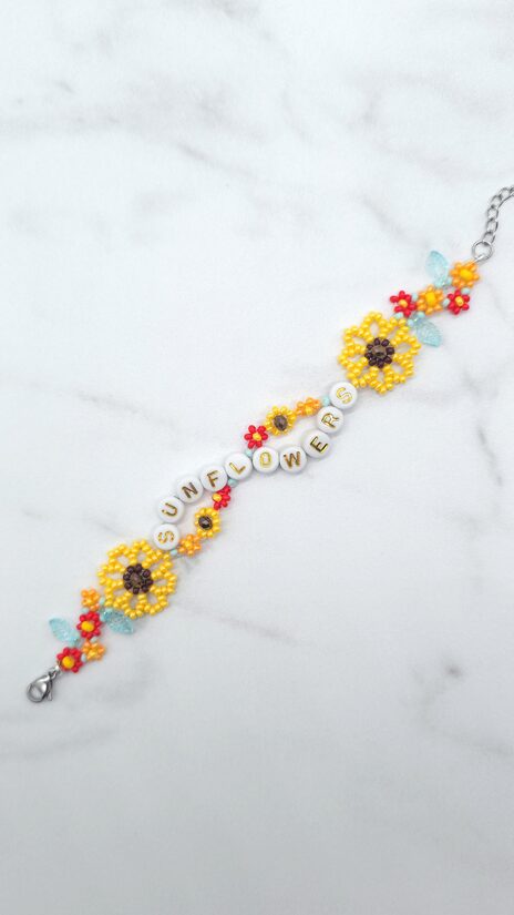 Custom Sunflowers Bracelet