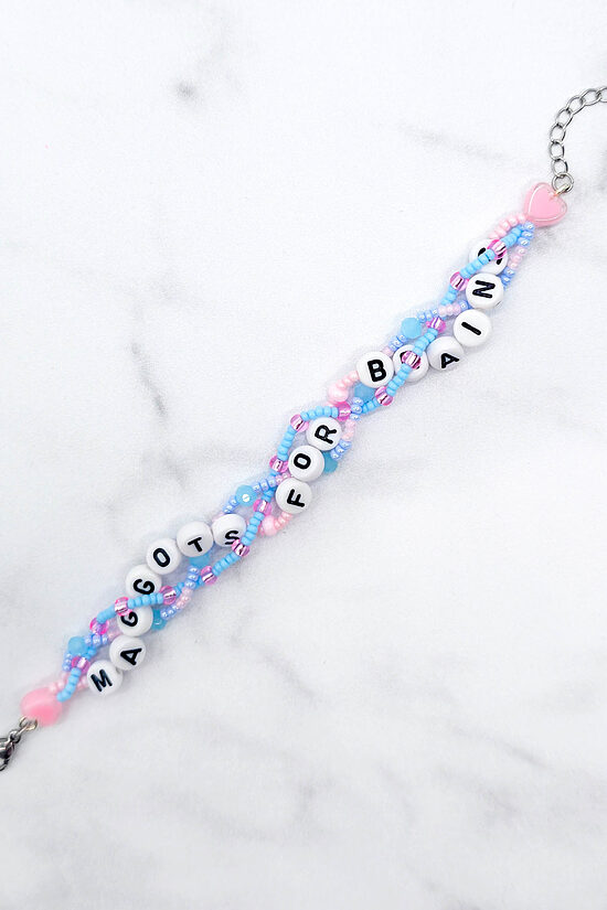 Maggots For Brains Bracelet